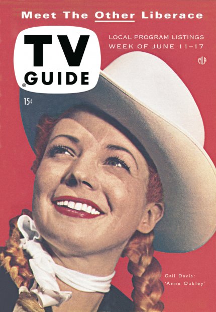 TV Guide cover - Gail Davis - June 11, 1955