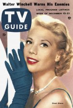 TV Guide cover - Dinah Shore - December 15, 1956