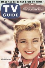 TV Guide cover - Gail Davis - July 28, 1956