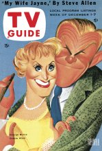 TV Guide cover - George Burns, Gracie Allen - December 1, 1956