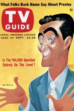 TV Guide cover - Hal March - September 22, 1956