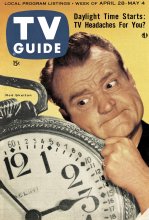TV Guide cover - Red Skelton - April 28, 1956
