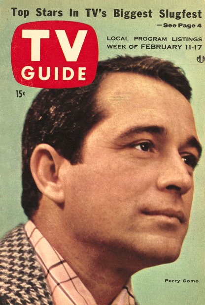 TV Guide cover - Perry Como - February 11, 1956