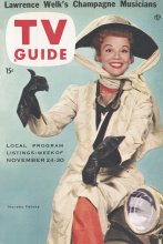 TV Guide cover - Nanette Fabray - November 24, 1956