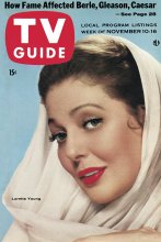 TV Guide cover - Loretta Young - November 10, 1956