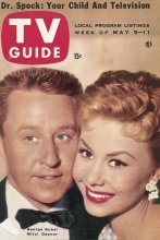 TV Guide cover - Mitzi Gaynor, George Gobel - May 5, 1956