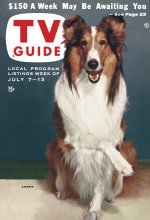TV Guide cover - Lassie - July 7, 1956