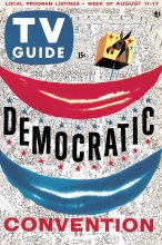 TV Guide cover - Convention Democratic - August 11, 1956
