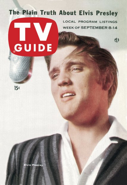TV Guide cover - Elvis Presley - September 8, 1956