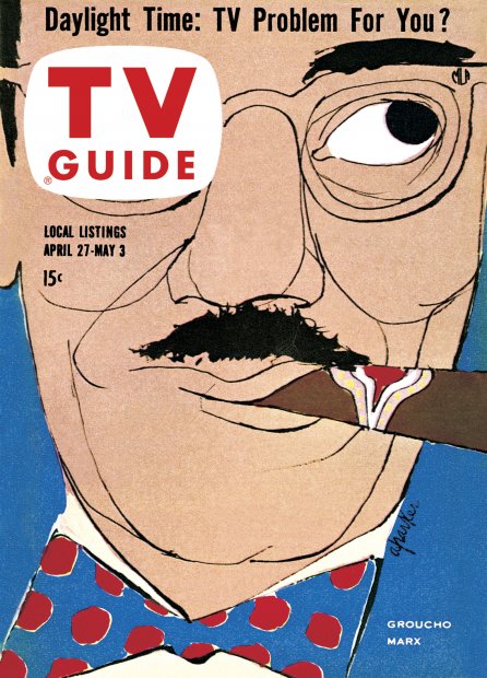 TV Guide cover - Groucho Marx - April 27, 1957