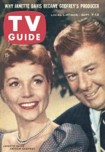 TV Guide cover - Janet Davis, Arthur Godfrey - September 7, 1957