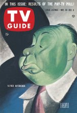 TV Guide cover - Alfred Hitchcock - November 30, 1957