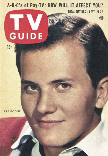 TV Guide cover - Pat Boone - September 21, 1957