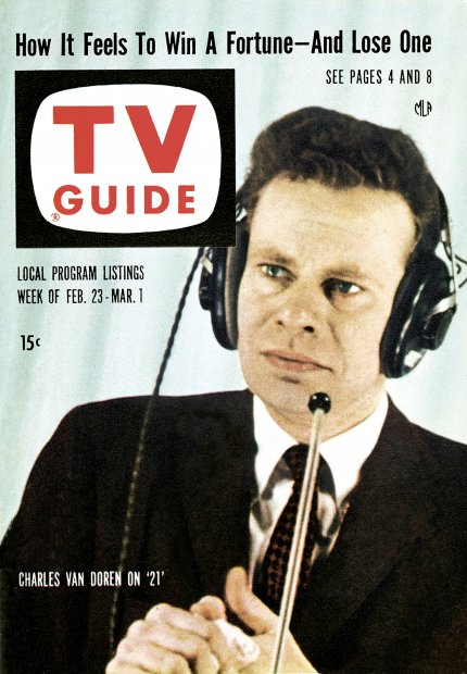 TV Guide cover - Charles Van Doren - February 23, 1957