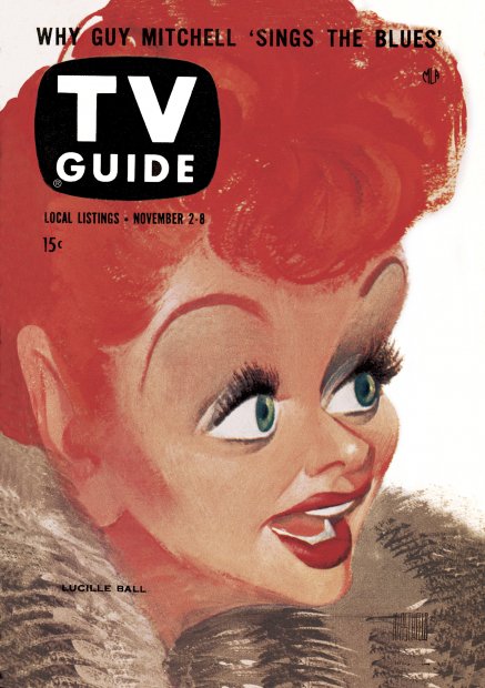 TV Guide cover - Lucille Ball - November 2, 1957