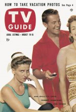 TV Guide cover - Bob Cummings, Ann Schultzy Davis - August 10, 1957