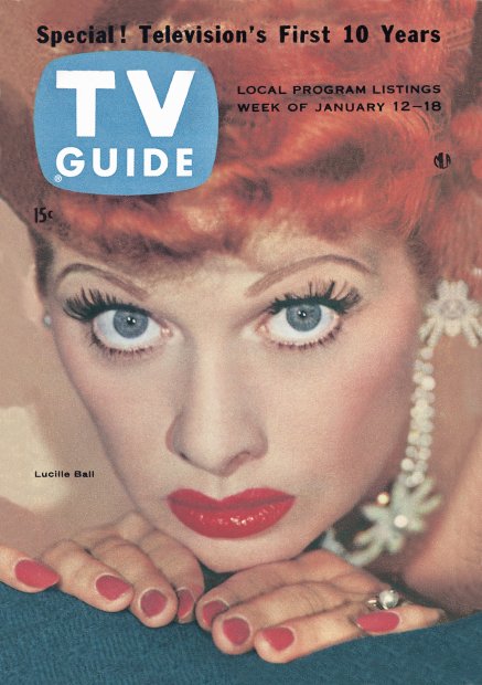 TV Guide cover - Lucille Ball - January 12, 1957