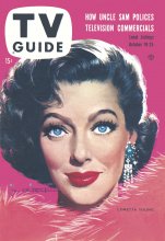 TV Guide cover - Loretta Young - October 19, 1957