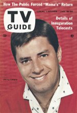 TV Guide cover - Jerry Lewis - January 19, 1957
