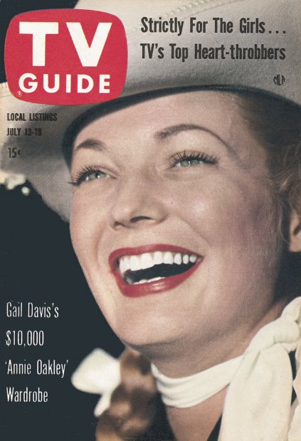 TV Guide cover - Gail Davis - July 13, 1957