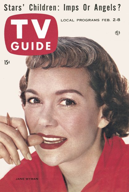 TV Guide cover - Jane Wyman - February 2, 1957