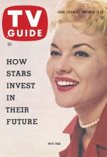 TV Guide cover - Patti Page - November 16, 1957