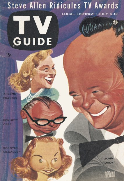 TV Guide cover - Bennett Cerf, John Daly, Arlene Francis, Dorothy Kilgallen - July 6, 1957