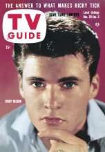 TV Guide cover - Ricky Nelson - December 28, 1957