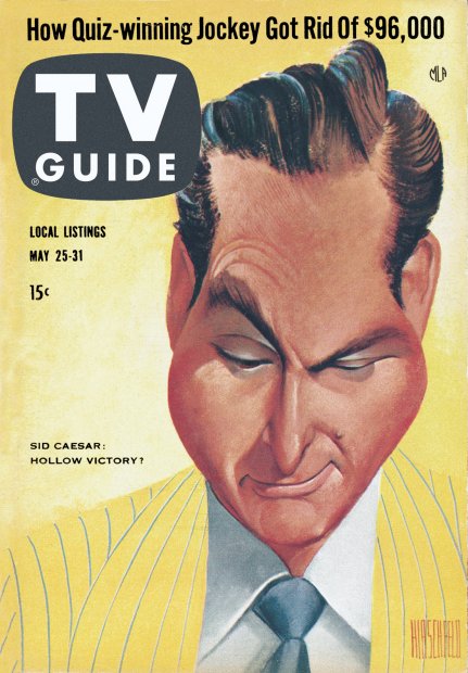 TV Guide cover - Sid Caesar - May 25, 1957