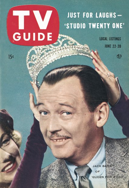 TV Guide cover - Jack Bailey - June 22, 1957