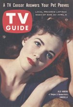 TV Guide cover - Julie Andrews - March 30, 1957