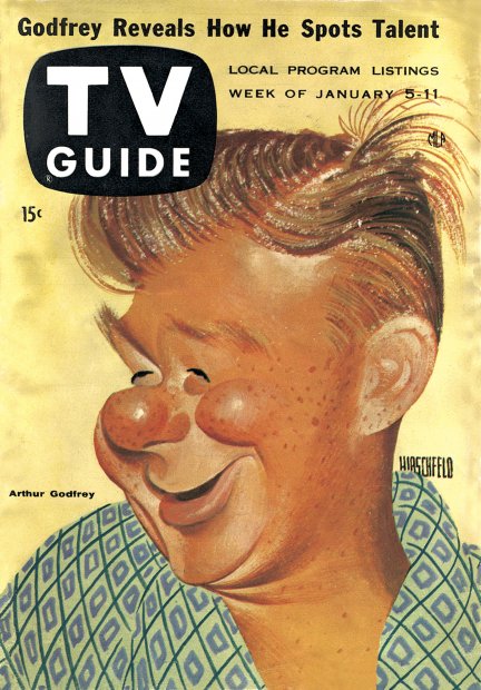 TV Guide cover - Arthur Godfrey - January 5, 1957