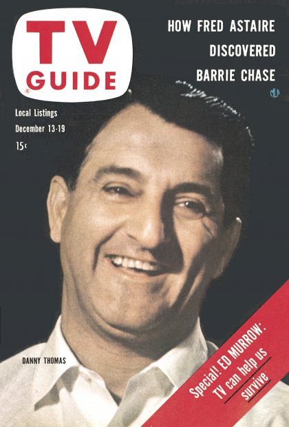 TV Guide cover - Danny Thomas - December 13, 1958
