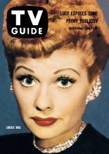 TV Guide cover - Lucille Ball - July 12, 1958