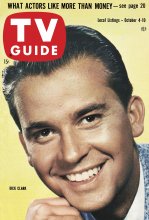 TV Guide cover - Dick Clark - October 4, 1958