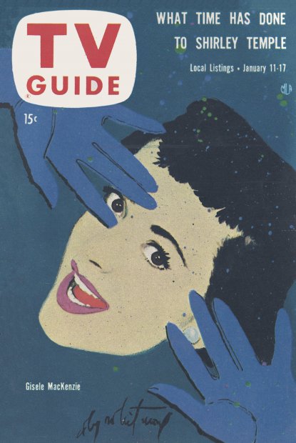 TV Guide cover - Gisele MacKenzie - January 11, 1958
