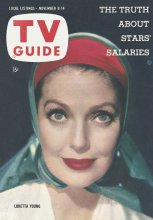 TV Guide cover - Loretta Young - November 8, 1958