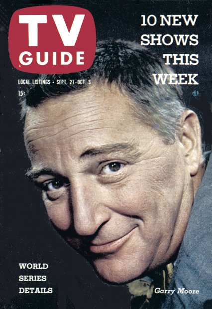 TV Guide cover - Garry Moore - September 27, 1958