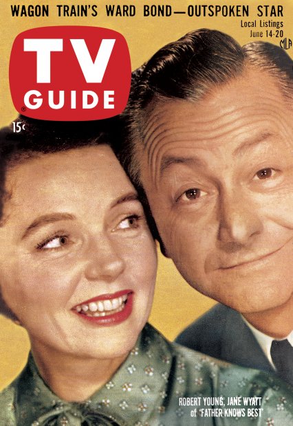 TV Guide cover - Jane Wyatt, Robert Young - June 14, 1958