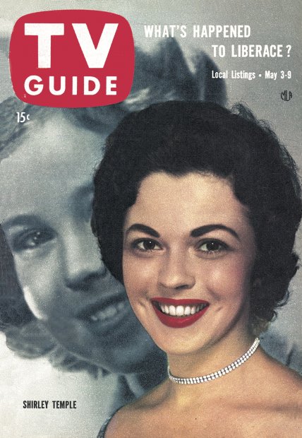 TV Guide cover - Shirley Temple - May 3, 1958