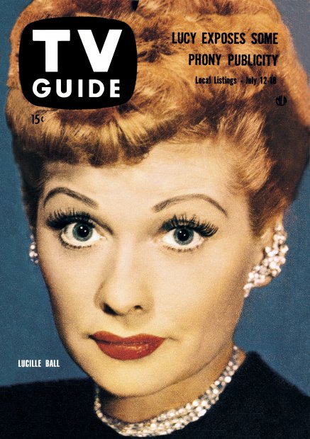 TV Guide cover - Lucille Ball - July 12, 1958