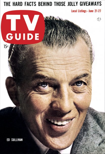 TV Guide cover - Ed Sullivan - June 21, 1958