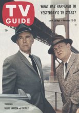 TV Guide cover - Warner Anderson, Tom Tully - November 15, 1958