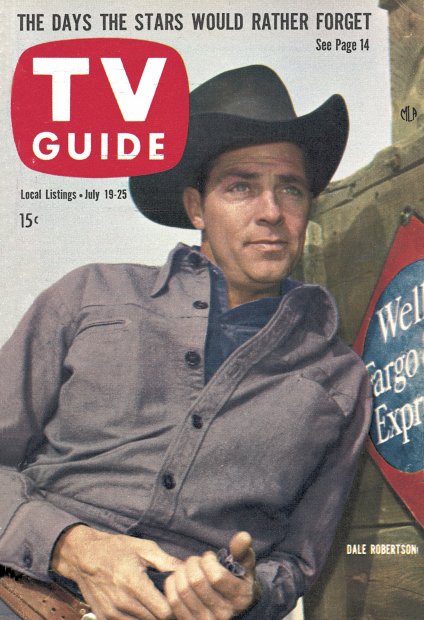 TV Guide cover - Dale Robertson - July 19, 1958