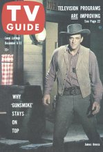 TV Guide cover - James Arness - December 6, 1958