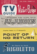 TV Guide cover - A Great Week: Victor Borge, Aladdin, Point of No Return, Rigoletto - February 15, 1958