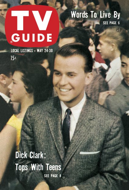 TV Guide cover - Dick Clark - May 24, 1958