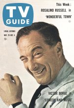 TV Guide cover - Victor Borge - November 29, 1958