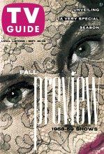 TV Guide cover - Fall Preview - September 20, 1958