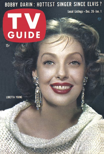 TV Guide cover - Loretta Young - December 26, 1959